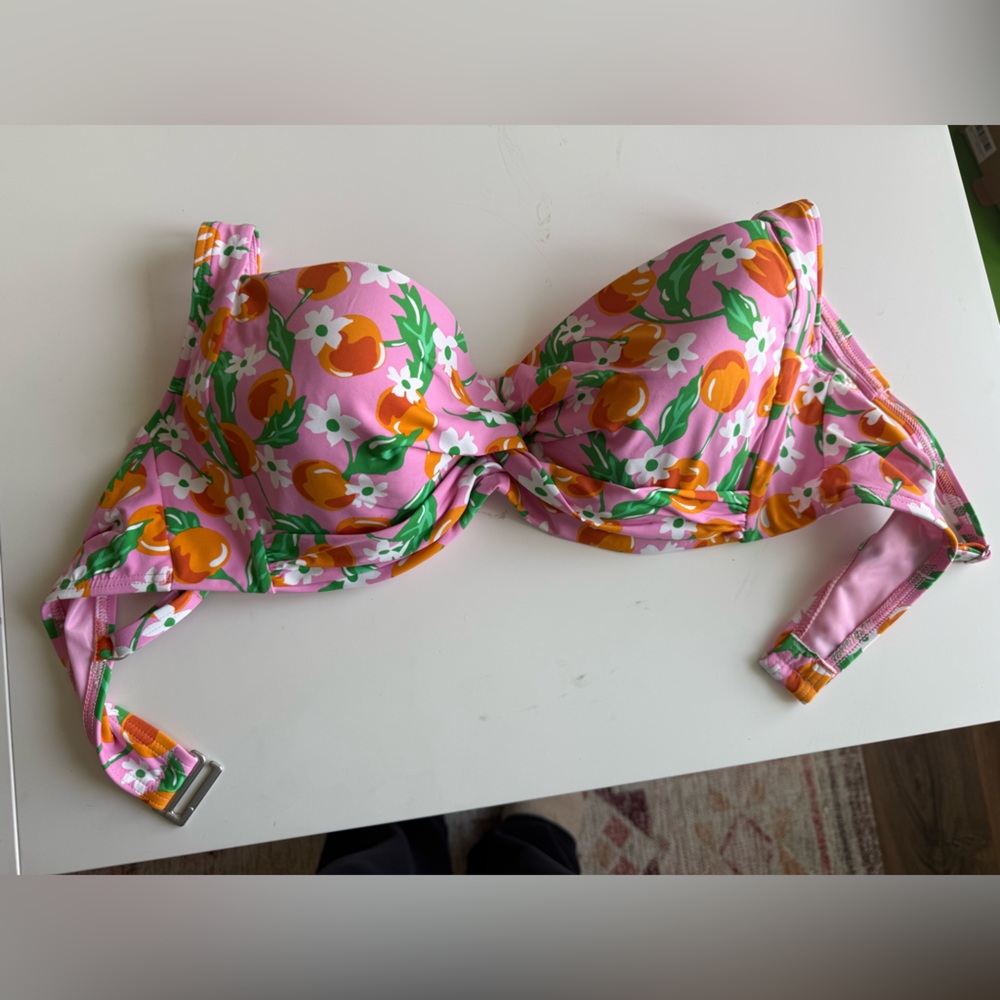 Lands End Draper James Bikini Top - Size 12